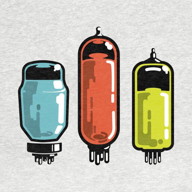 Vacuum Tube Trio by SerifsWhiskey